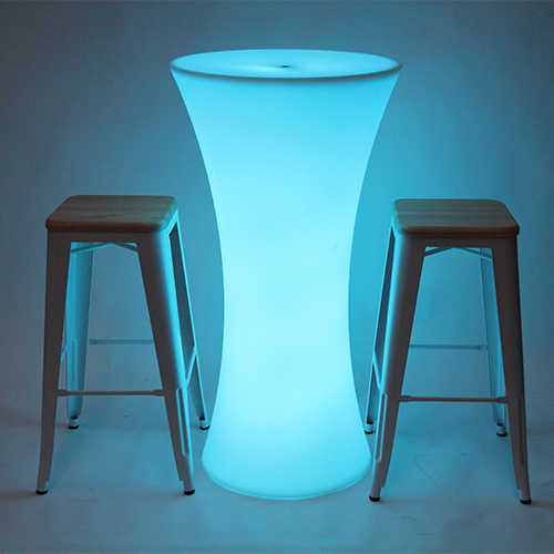 LED Bar Table with stools