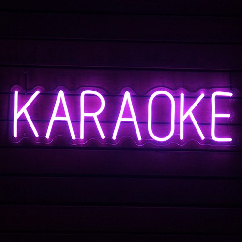 Karaoke Neon Sign Hire